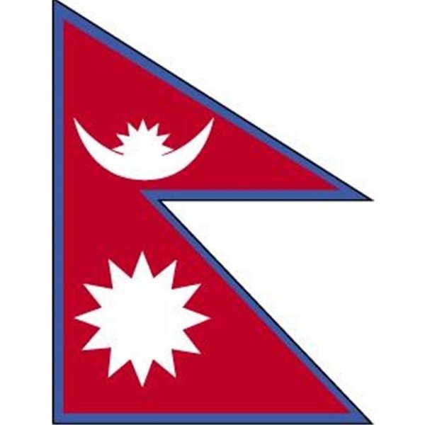 Ss Collectibles 5 ft. X 8 ft. Nyl-Glo Nepal Flag SS169226